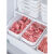 雅空冻肉分装盒一周备菜分格盒子食品级冰箱收纳盒冷冻保鲜盒 茶色