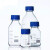 玻璃蓝盖试剂瓶药剂瓶分装瓶螺口瓶液体瓶实验瓶取样瓶螺丝口瓶 透明100ml