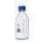 液相色谱流动瓶GL45多孔盖流动相瓶溶剂瓶100/250/500/1000ml 棕色蓝盖瓶 100ml