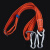 电工安全带 高空作业腰带保险带安全绳爬杆攀岩单绳款 红