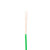 金龙羽 电线电缆国标铜芯线单芯多股软线ZC-BVR6平方 100米/卷 绿色