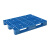 库达1210M网格川字(置钢管）塑料托盘防潮栈板立体库工业卡板垫板 全新料 蓝色