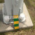 黄绿防撞反光警示贴 接地划线电力胶带 黄绿安全标识反光警示膜 黄绿相间有5cm10cm 15cm