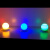 蓓尔蓝 DS0160 LED彩色小灯泡e27螺口户外圣诞装饰g45七彩跑马灯泡 3w蓝色3个