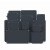 JIMDZ防水接线盒 AG型黑色户外防水防尘盒 室外监控端子塑料家用盒 63*58*35