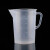 冰禹 BYlj-311 塑料计量杯 透明量杯烧杯 带刻度杯 测量杯容量杯 250ml