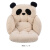 香芋谷色可爱动物包围毛绒椅垫坐垫卡通熊猫小熊一体椅子坐垫 海狮-加热 宽42x深45x高45x厚8cm
