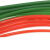 定制聚氨酯皮带PU圆带圆条传动带绿色粗面带红色光面带2mm-18mm可 绿色粗面2mm 其他