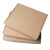 安送达 飞机盒小号快递纸箱长条服饰物流打包装盒子特硬三层瓦楞牛皮纸盒13x8x2.5cm (E坑) 50个装