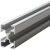 屹选工品 4C铝型材桥架 铝合金走线架 梯式走线架 布线架（标准型）800mm宽 单位：米