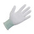 稳斯坦 WST586 尼龙手套（10双）劳保浸胶涂层点塑 防滑纱线手套 PU涂掌 绿色M
