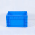 知旦 物流箱 外径:400*300*230mm周转箱储物箱分类盒零件盒仓库工业胶筐 ZWL-400230 蓝色无盖