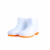 劳保佳 男士高筒雨靴 PVC加厚牛筋雨靴 中筒工作水鞋劳保胶鞋 白色 中筒 39