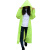 劳保佳 雨衣 防水防雨连体雨衣 PVC胶防水胶层涤纶布 绿色 XXL 1套装 可定制