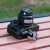 IOLKIO  松下GX9相机包G100微单S5 GX85/80/7保护皮套GH5S底座LX100M 黑色 G100半套底座