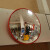 Denilco室外室内道路转弯广角镜凹凸镜交通反光镜球面镜超市防盗镜【45CM红背】	