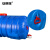 安赛瑞 卧式抗老化圆形塑料桶 190L带盖储水 加厚水箱300型蓝色 16150