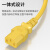 广昌兴（G.C.X）服务器 C13-C14电源线10a 黄色 3*1.0平方2米 无氧铜国标3C认证UPS电源延长线PDU电源线