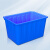 米奇特工 水箱大号加厚塑料水桶长方形储水箱 140L蓝色