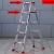 梯子加宽加厚铝合金双侧工程人字2米不伸缩便携爬梯折叠楼梯 1.7米红色加固加强