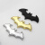 迪彦迪彦 汽车个性蝙蝠侠车标改装蝙蝠车身车贴车尾标志贴 金属后尾标 蝙蝠标B款-银色