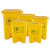 加厚脚踏垃圾桶 小区实验室废物回收箱结实耐用污物桶 黄色20L垃 灰色60L脚踏式