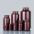 鸣固 ZS1692棕色HDPE塑料广口瓶大口瓶液体防漏瓶物理化学实验器材 250ML