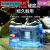 户外水桶用储水用车载带水龙头蓄水大容量装水饮水净水箱饮 蓝色 8升长方桶+三配件