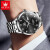 欧利时瑞士欧利时品牌手表男士机械表男款全自动防水运动商务风腕表十大 银色黑面