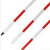 定制工程测量用花杆经纬仪活接铝合金活节标尺标杆红白杆标记杆米 1米段