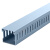 阻燃PVC行线槽走线槽蓝色线槽电缆桥架电缆配线槽布线槽电线明装 60*35/100米 正料（灰色）