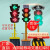 交通信号灯太阳能移动红绿灯警示灯驾校十字路口机动车接电信 灰色 200-3型单面系列