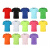 谋福307夏季圆领短袖t恤可印字 工作服Polo订做企业活动文化广告衫(速干圆领 S)