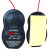 润华年近电感应报警器3挡预警器国家电网电力海华安全帽工地印字 A8透气型黄色