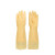 米茨 纯天然加长38CM乳胶手套防水防油污家务清洁手套 MC0-E18 M码（10付/打） 