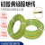 耐高低温线硅橡胶多股镀锡铜芯软线黄绿双色接地线1/2.5/4/6平方 0.75平方 100米 外径2.3MM 100m