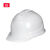 嘉博森安全帽工地abs施工国标领导电工透气劳保印字安全帽建筑工程定制 一字型 白色