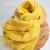 杭语丝纺黄色100%亚麻纯色围巾百搭棉麻类女士休闲长款披肩流苏 黄色