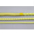 凯夫拉绳高温防火阻燃帆船绳耐磨编织纤维圆绳芳纶安全绳 黄色9MM/米