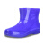 德国国产品质时尚短筒防水鞋雨鞋低筒雨靴女夏季厨房工作胶鞋防滑 蓝色单鞋标准码 41