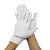 白色手套棉线作业劳保工厂文玩礼仪吸汗布防护手袜夏季薄款 白色棉手套/加厚款 M