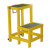适用玻璃钢绝缘高低凳 电工绝缘凳 推动式玻璃钢双层凳 高低凳80 0.8米高二层+轮子 加固型