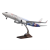 波音737-800飞机模型客机模型南航山东厦航东航国航客机47cm带轮子带灯 山东航空波音737-800高配版(带灯)