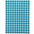 玛仕福 圆点不干胶贴纸 彩色色标分类记号定位标签贴10mm蓝色（2475贴/包）
