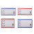 货架标签贴 仓库标识牌 磁性标签牌卡条物料标签牌标识卡 6*8强磁 白色