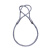 梵选 涂油钢丝绳吊索具钢丝绳索具组合吊具 单位：个 17.5MM（3T4M） 