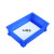 塑料盒子长方形塑料零件盒周转盒物料盒螺丝盒配件箱胶箱收纳盒B 05#双边箱（蓝）373_242_96MM
