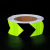 本安 晶格反光贴荧光绿黑箭头反光胶带安全警示反光条5cm*25m  B007-1