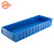 金固牢 KCzy-207 分隔式零件盒 工具收纳箱螺丝盒物料盒 蓝色中4号（600*235*90）