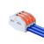 CiSN 接线端子通用快速接头按压式分线器导线电线连接器3孔2.5平接线器  PCT-213 100只